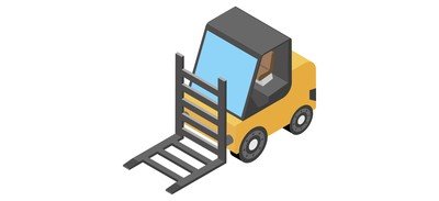 Image for Forklift Fork Truck Lift Truck Cricut SVG Design