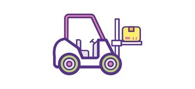 Image for Forklift Truck Bendi Cricut SVG Design