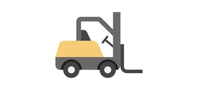 Image for Forklift Truck Bendi Truck Fork Truck Cricut SVG Design