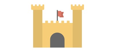 Image for Flag Tower Castle Cricut SVG Design