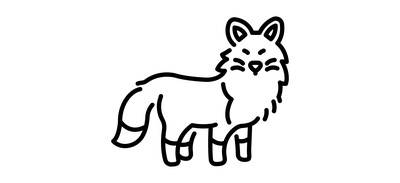 Image for Ifox Fox Animal Cricut SVG Design