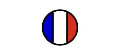 Image for France Country Flag Flag Cricut SVG Design