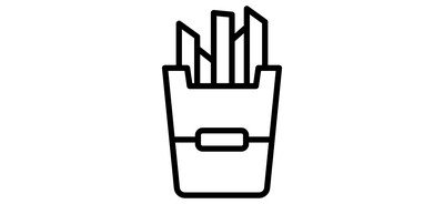 Image for Fries Chips Snack Cricut SVG Design