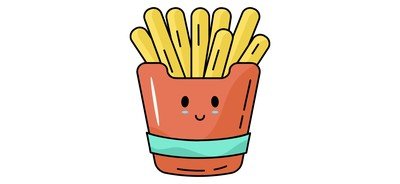 Image for Fries  Cricut SVG Design