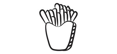 Image for Fries  Cricut SVG Design