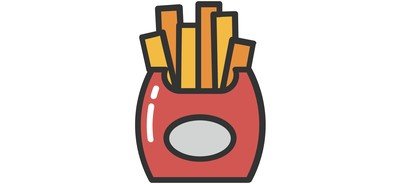 Image for French Fries Potato Cricut SVG Design