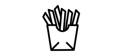 Image for Fries Chips Snack Cricut SVG Design