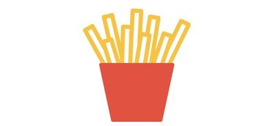 Image for Fries Potato Fastfood Cricut SVG Design