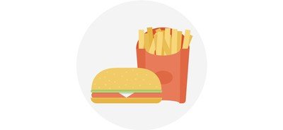 Image for Fries Burger Potato Cricut SVG Design