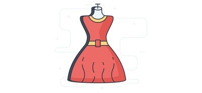 Image for Frock Woman Dress Blouse Cricut SVG Design