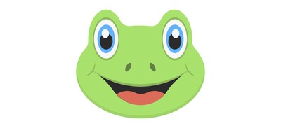 Image for Frog Face Smiling Cricut SVG Design