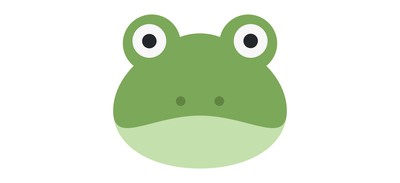 Image for Free Frog Face Animal Cricut SVG Design