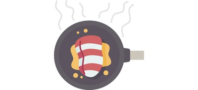 Image for Frying Shallow Cooking Cricut SVG Design