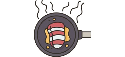 Image for Frying Shallow Cooking Cricut SVG Design