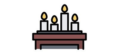 Image for Funeral Candles Candles Death Cricut SVG Design