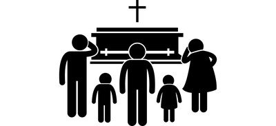 Image for Funeral Ceremony Ceremony Crying Cricut SVG Design