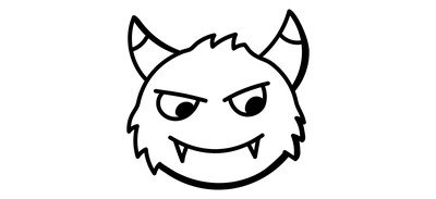 Image for Fluffy Monster Monster Fluffy Demon Cricut SVG Design