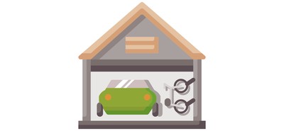 Image for Bike Cars Garage Cricut SVG Design