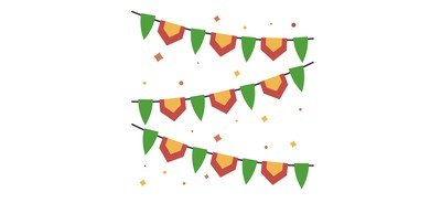 Image for Free Garland Welcome Garland Toran Cricut SVG Design