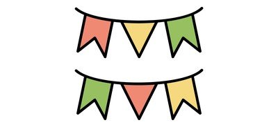 Image for Garland Decoration Celebration Cricut SVG Design