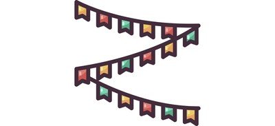 Image for Garlands Party Birthday Cricut SVG Design