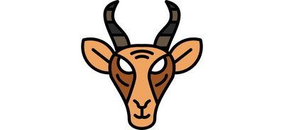 Image for Gazelle Face Gazelle Antelope Cricut SVG Design