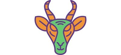 Image for Gazelle Face Gazelle Antelope Cricut SVG Design