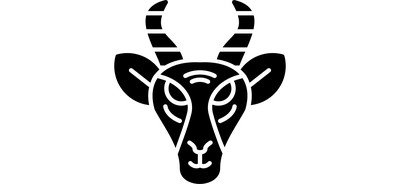 Image for Gazelle Face Gazelle Antelope Cricut SVG Design