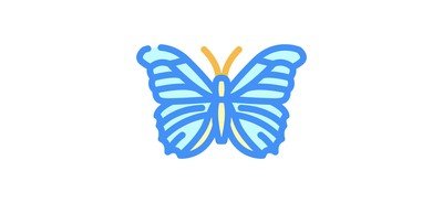 Image for Giant Blue Morpho Cricut SVG Design