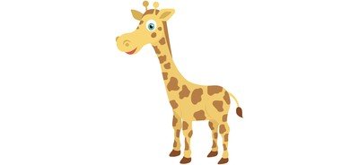 Image for Giraffe Camelopard Animal Cricut SVG Design