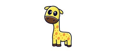 Image for Giraffe Animal Zoo Cricut SVG Design