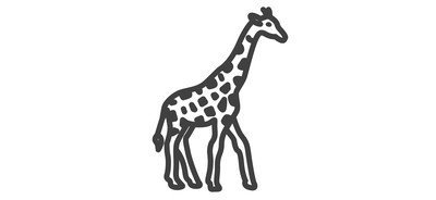 Image for Giraffe Wild Animal Animal Cricut SVG Design