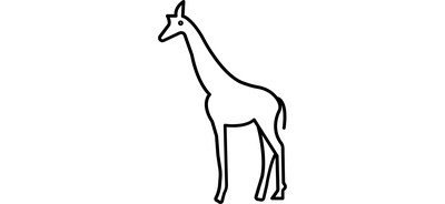 Image for Giraffe Artiodactyl Mammal Ruminant Cricut SVG Design