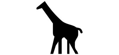 Image for Free Zoo Giraffe Cricut SVG Design