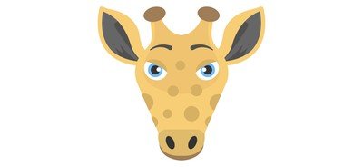 Image for Giraffe Face Long Cricut SVG Design