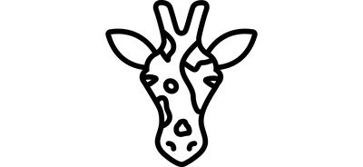 Image for Giraffe Zoo Face Cricut SVG Design