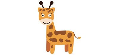 Image for Giraffe Camelopard Animal Cricut SVG Design