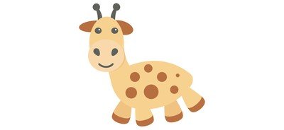 Image for Giraffe Camelopard Animal Cricut SVG Design