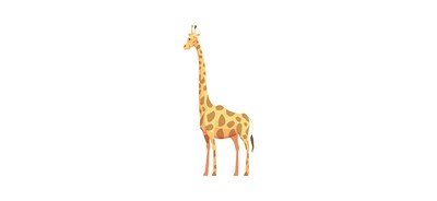 Image for Giraffe Mammal Safari Cricut SVG Design