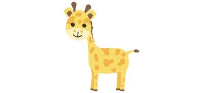 Image for Giraffe Camelopard Animal Cricut SVG Design