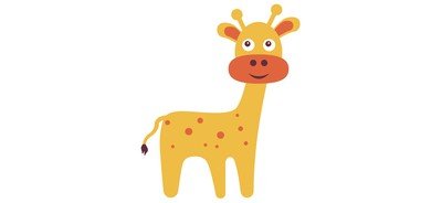 Image for Giraffe Camelopard Animal Cricut SVG Design