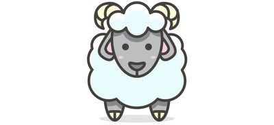 Image for Free Goat Sheep Animal Cricut SVG Design