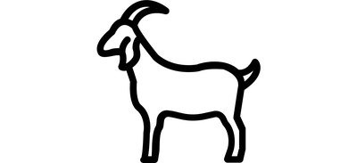 Image for Goat Animal Mammal Cricut SVG Design