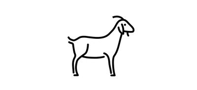 Image for Goat Animal Mammal Cricut SVG Design