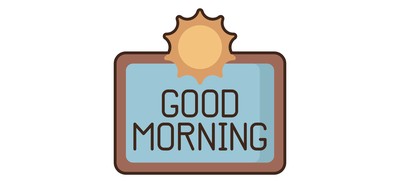 Image for Good Morning  Cricut SVG Design