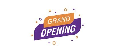 Image for Grand Opening Opening Soon Logo Opening Soon Badge Cricut SVG Design