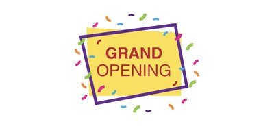 Image for Grand Opening Opening Soon Logo Opening Soon Badge Cricut SVG Design