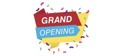 Image for Grand Opening Soon Opening Soon Logo Opening Soon Badge Cricut SVG Design