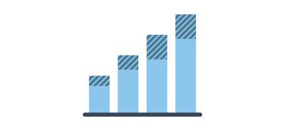 Image for Graph Chart Column Cricut SVG Design