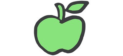 Image for Green Apple Fruit Cricut SVG Design